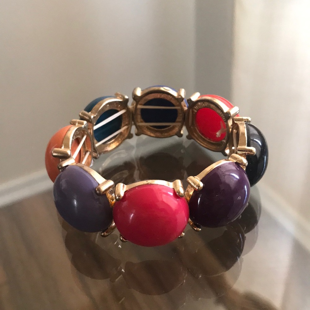 J Crew Colorful Chunky Bracelet